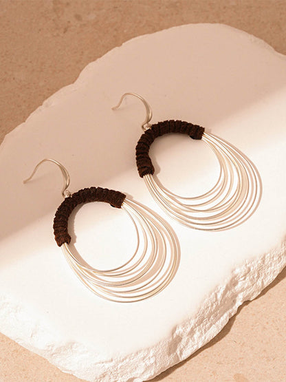 Geometric Drop Earrings