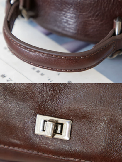 Vintage Soft Leather Shoulder Bag