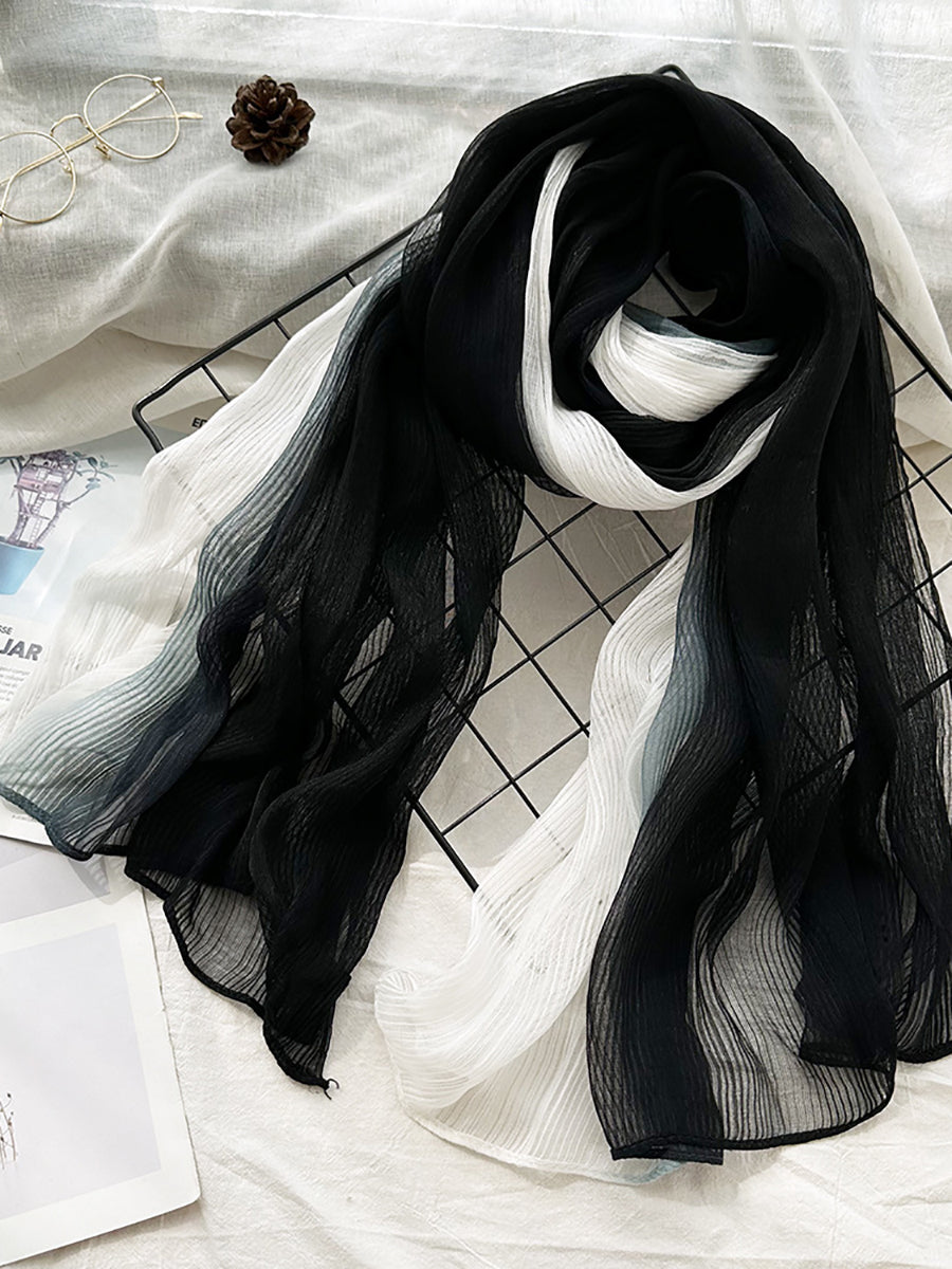 Women Vintage Summer Linen Shawl Scarf