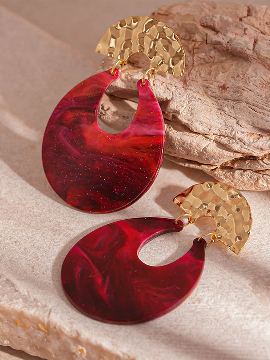 Geometric Drop Earrings