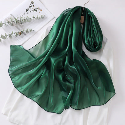 Elegant Organza Kerchief Silk Scarf Featuring Lightweight And Sheer Fabric For Stylish Accessories