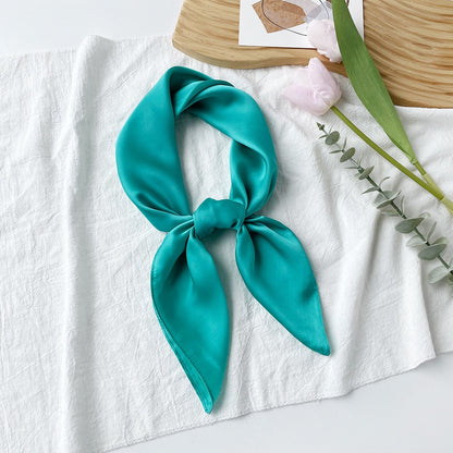 Lilac Silk Scarf For Summer, Elegant And Lightweight Accessory