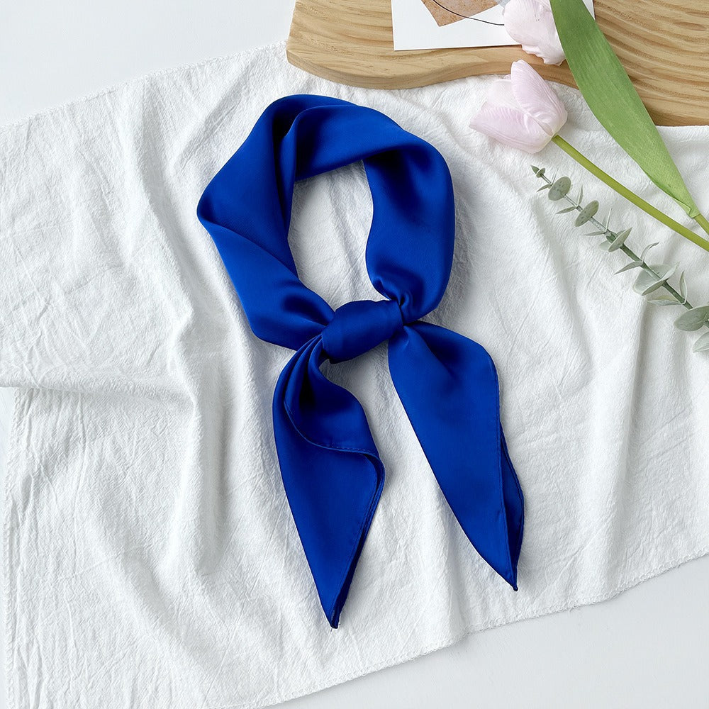 Lilac Silk Scarf For Summer, Elegant And Lightweight Accessory