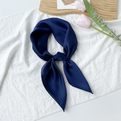 Lilac Silk Scarf For Summer, Elegant And Lightweight Accessory