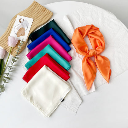 Lilac Silk Scarf For Summer, Elegant And Lightweight Accessory
