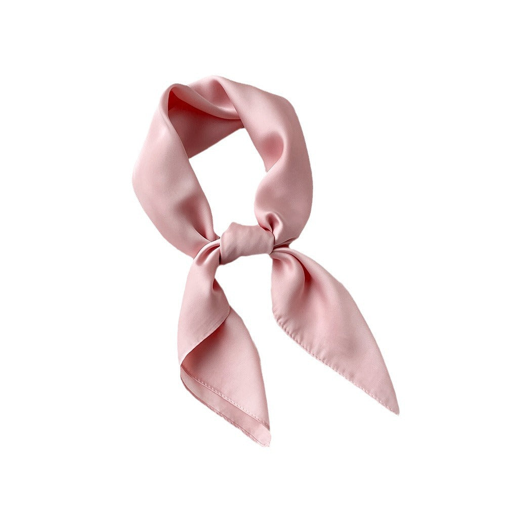 Lilac Silk Scarf For Summer, Elegant And Lightweight Accessory