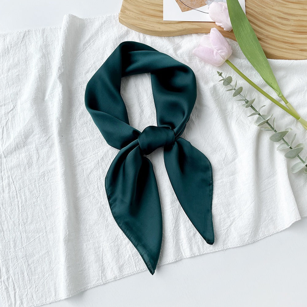 Lilac Silk Scarf For Summer, Elegant And Lightweight Accessory