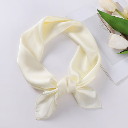 Lilac Silk Scarf For Summer, Elegant And Lightweight Accessory