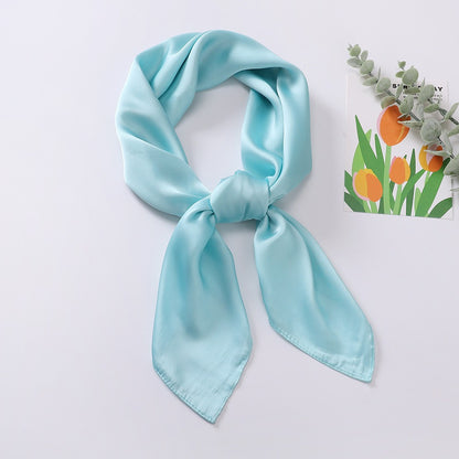 Lilac Silk Scarf For Summer, Elegant And Lightweight Accessory