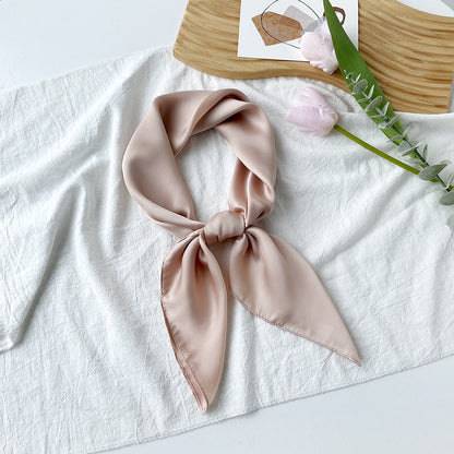Lilac Silk Scarf For Summer, Elegant And Lightweight Accessory