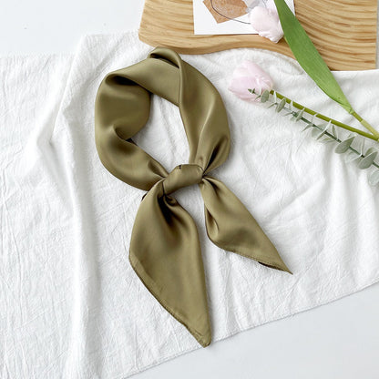 Lilac Silk Scarf For Summer, Elegant And Lightweight Accessory