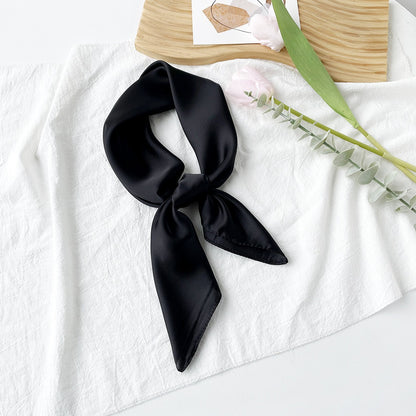 Lilac Silk Scarf For Summer, Elegant And Lightweight Accessory