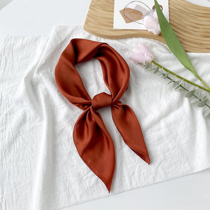 Lilac Silk Scarf For Summer, Elegant And Lightweight Accessory