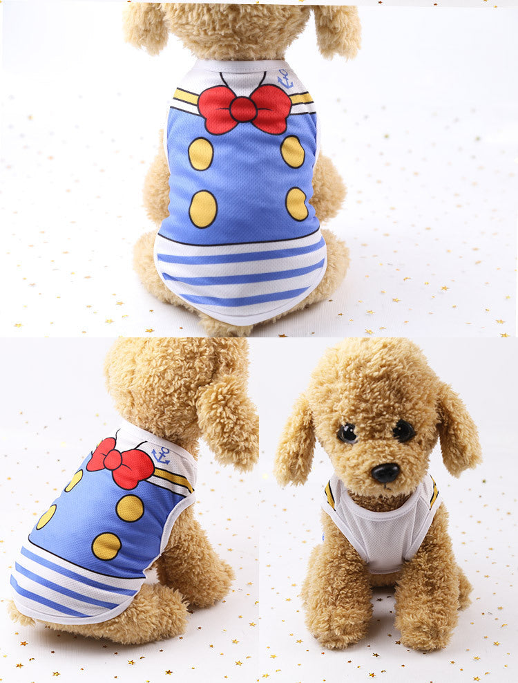 Pet Clothing Made Of Polyester For Spring And Summer, Perfect For Dogs