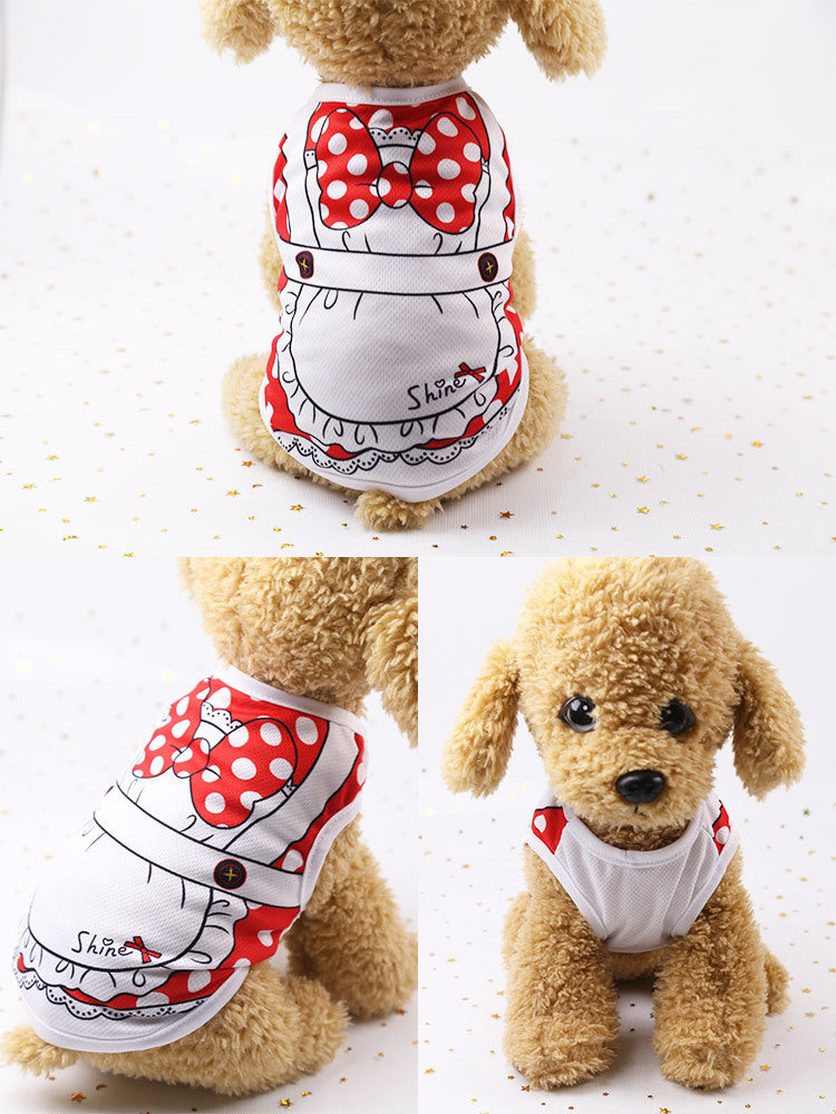 Pet Clothing Made Of Polyester For Spring And Summer, Perfect For Dogs