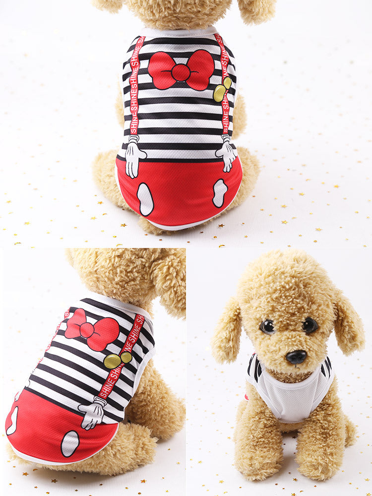 Pet Clothing Made Of Polyester For Spring And Summer, Perfect For Dogs