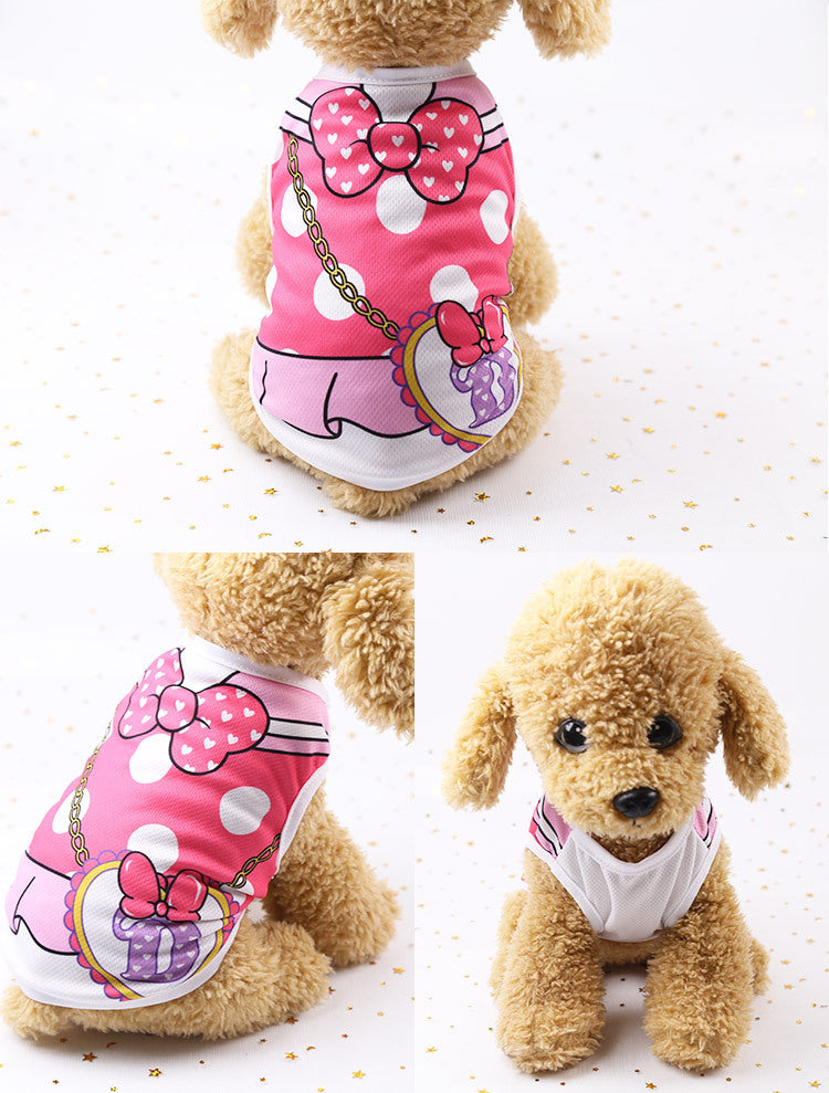 Pet Clothing Made Of Polyester For Spring And Summer, Perfect For Dogs