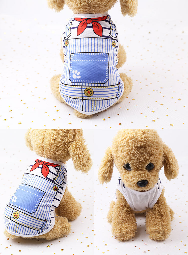 Pet Clothing Made Of Polyester For Spring And Summer, Perfect For Dogs
