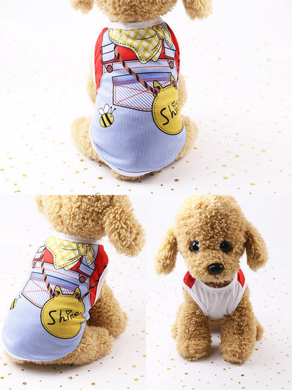 Pet Clothing Made Of Polyester For Spring And Summer, Perfect For Dogs