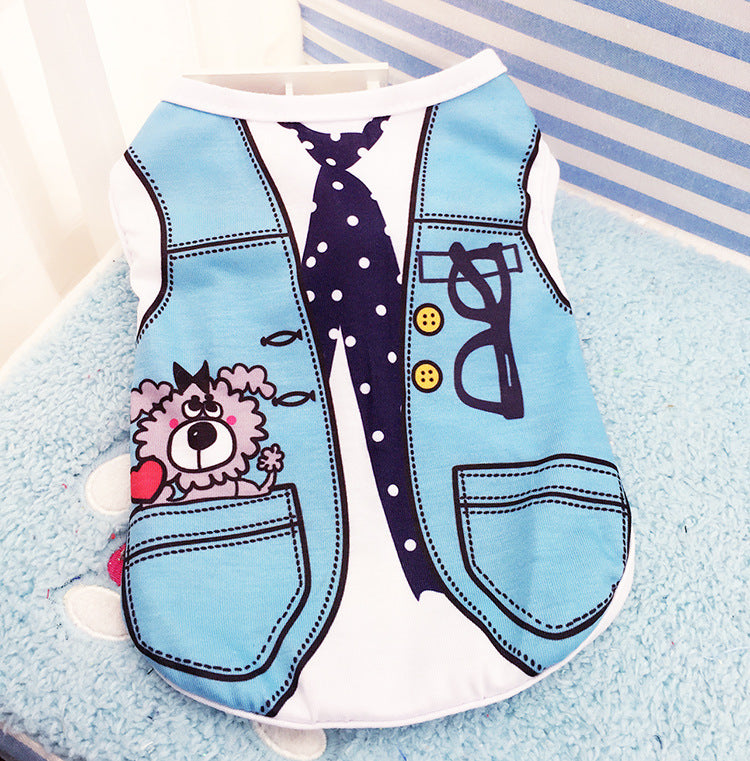 Pet Clothing Made Of Polyester For Spring And Summer, Perfect For Dogs