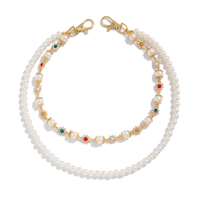 Hip-Hop Metal Waist Chain Featuring Flower And Cross Patterns In Golden Color