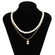 65#Necklace - Gold Little Bear