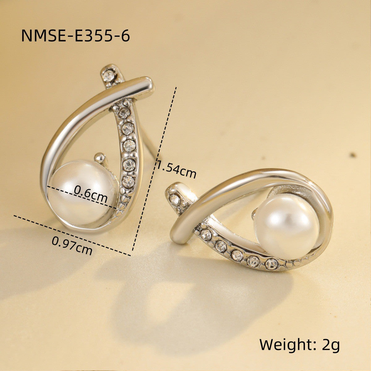 Geometric Earrings For Women Made Of 304 Stainless Steel Featuring Electroplated 18K Real Gold Plated Finish