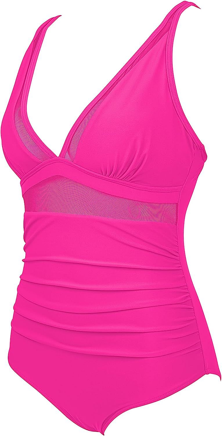 Solid Color White One-Piece Swimsuit In Nylon Fabric, Perfect For Beach Wear