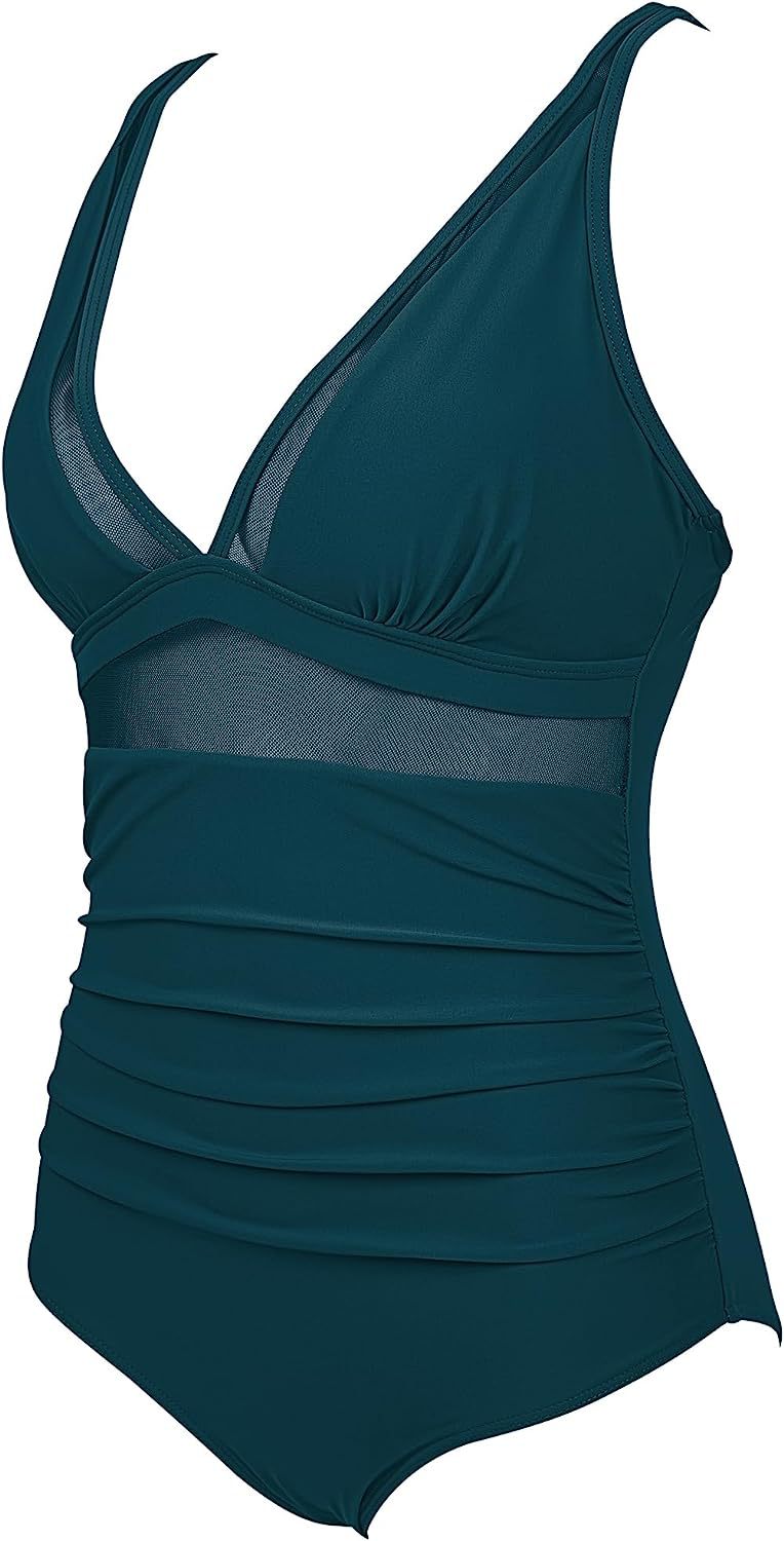 Solid Color White One-Piece Swimsuit In Nylon Fabric, Perfect For Beach Wear