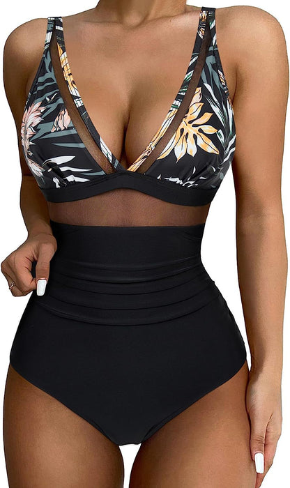 Solid Color White One-Piece Swimsuit In Nylon Fabric, Perfect For Beach Wear