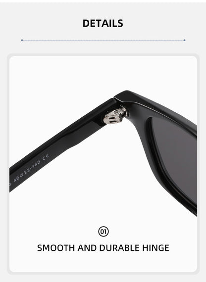 Unisex Round Frame Full Frame Sunglasses With PC Lens Material In Black, Ideal For Spring