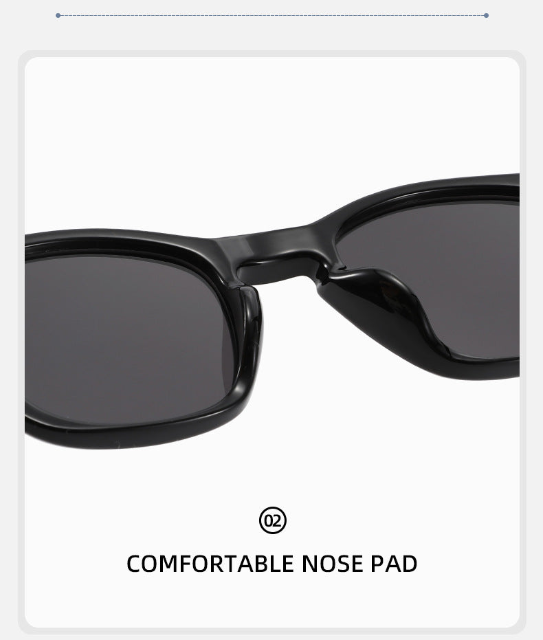 Unisex Round Frame Full Frame Sunglasses With PC Lens Material In Black, Ideal For Spring
