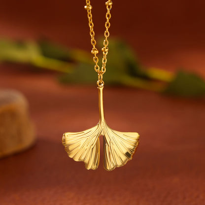 Cross Pendant Necklace For Women In 304 Stainless Steel With Electroplated 18K Gold Plated Finish And Cable Chain