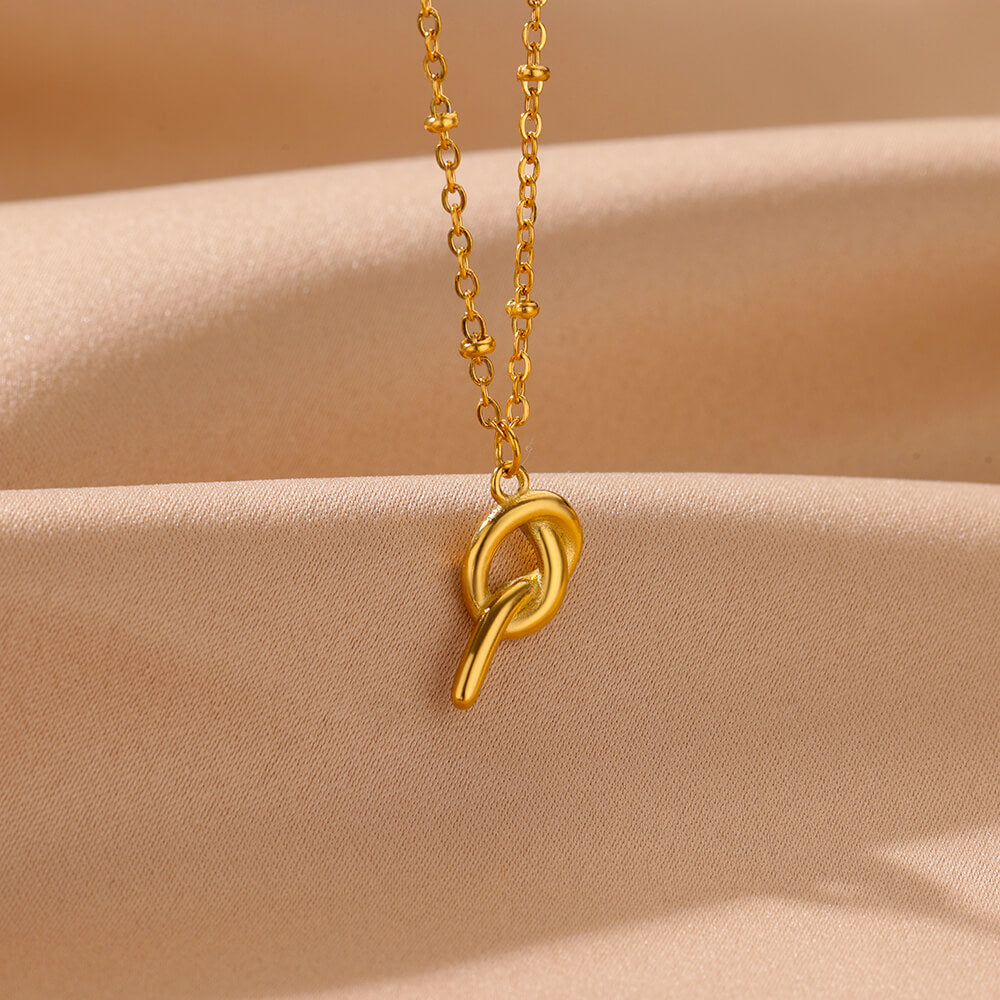 Cross Pendant Necklace For Women In 304 Stainless Steel With Electroplated 18K Gold Plated Finish And Cable Chain