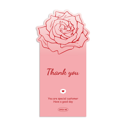 1 Piece Paper Flowers Featuring Love Charms, Perfect For Cards And Decorations