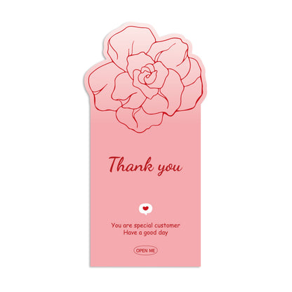 1 Piece Paper Flowers Featuring Love Charms, Perfect For Cards And Decorations