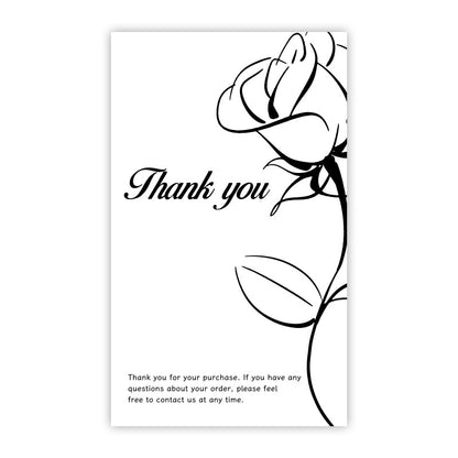 Rectangle Paper Sticker Featuring Love Charms Design, 1 Piece For Creative Stationery Use
