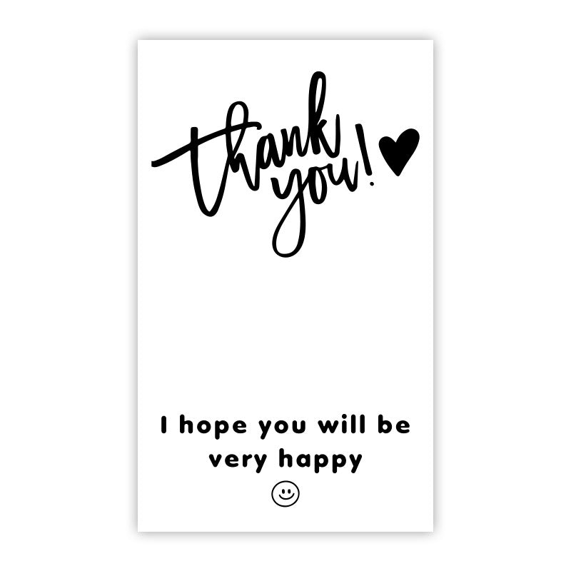 Rectangle Paper Sticker Featuring Love Charms Design, 1 Piece For Creative Stationery Use
