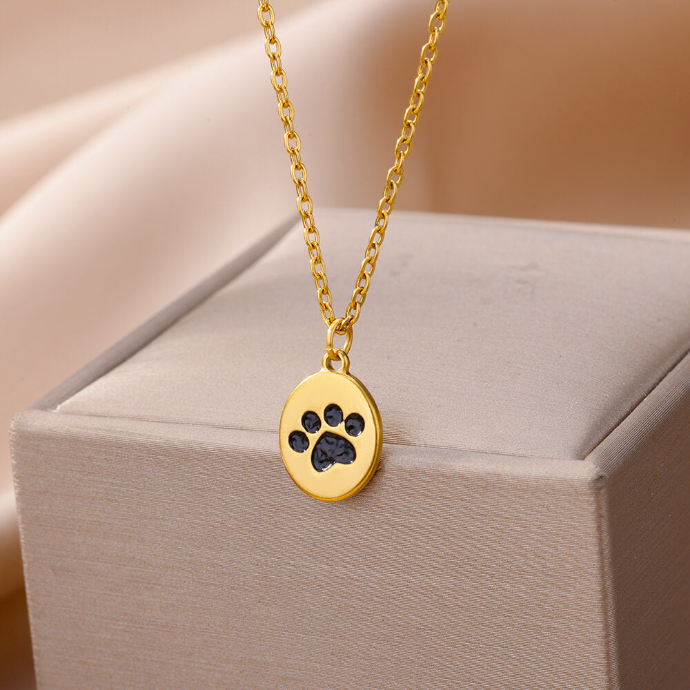 Cross Pendant Necklace For Women In 304 Stainless Steel With Electroplated 18K Gold Plated Finish And Cable Chain