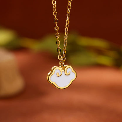 Cross Pendant Necklace For Women In 304 Stainless Steel With Electroplated 18K Gold Plated Finish And Cable Chain