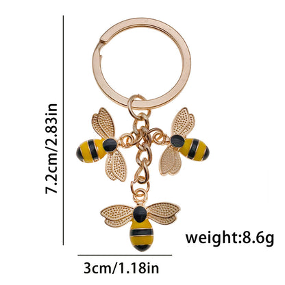 Bee Honeycomb Pendant Featuring A Detailed Bee Pattern In Durable Alloy, Available In Yellow