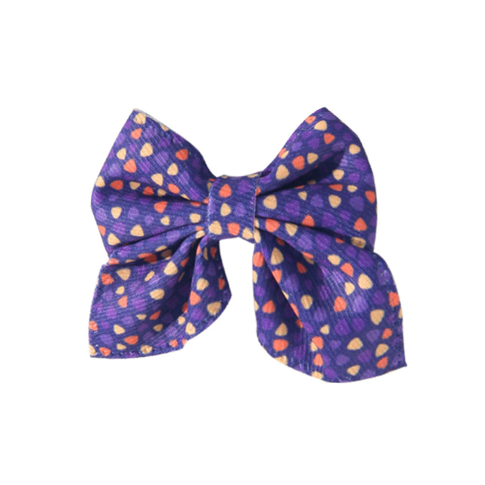 Halloween Pattern Cloth Hairpin For Kids, Festive Hair Accessory Perfect For Halloween