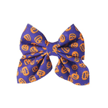 Halloween Pattern Cloth Hairpin For Kids, Festive Hair Accessory Perfect For Halloween