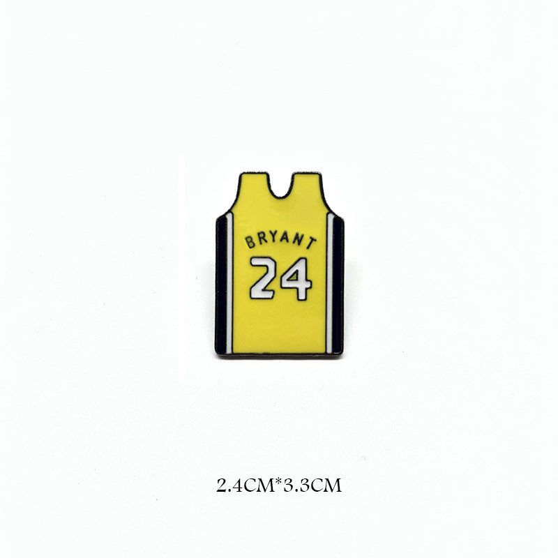 Basketball Pin Brooches In Zinc Alloy Featuring Sports Design Accessories