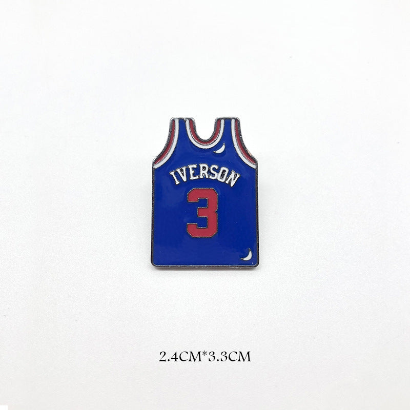 Basketball Pin Brooches In Zinc Alloy Featuring Sports Design Accessories
