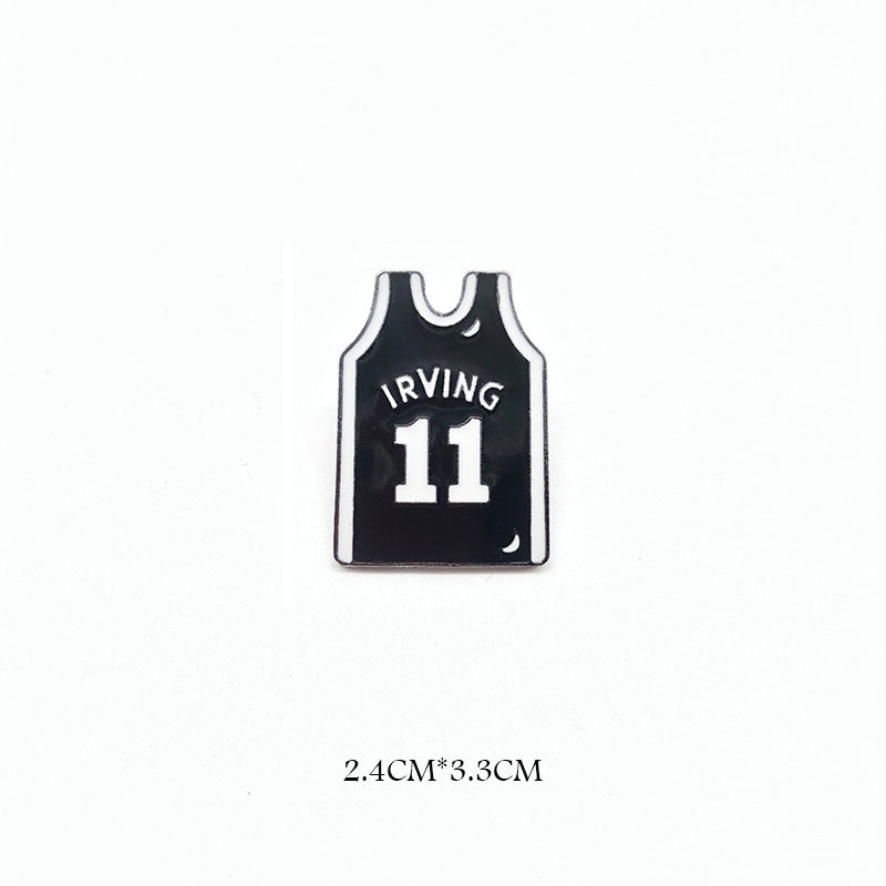 Basketball Pin Brooches In Zinc Alloy Featuring Sports Design Accessories