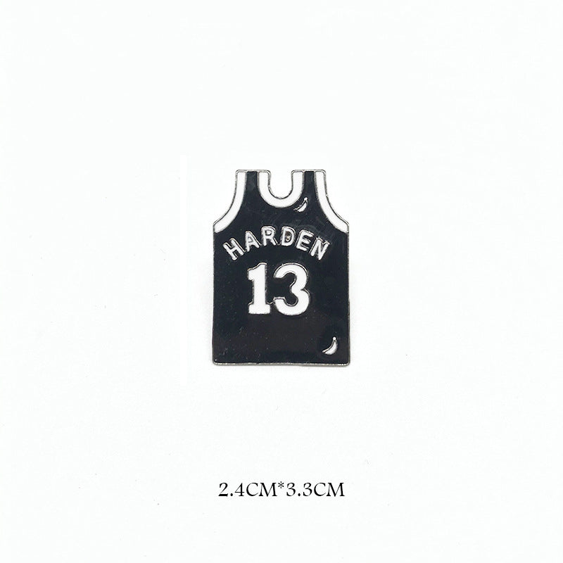 Basketball Pin Brooches In Zinc Alloy Featuring Sports Design Accessories