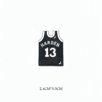 Basketball Pin Brooches In Zinc Alloy Featuring Sports Design Accessories