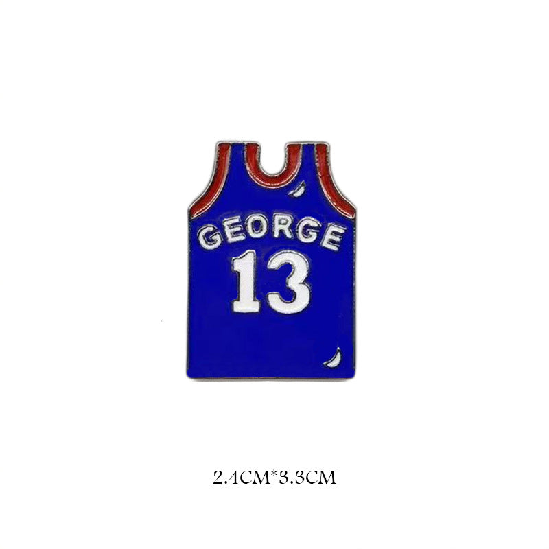 Basketball Pin Brooches In Zinc Alloy Featuring Sports Design Accessories