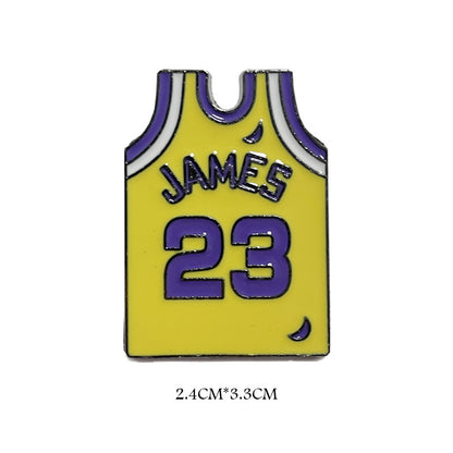 Basketball Pin Brooches In Zinc Alloy Featuring Sports Design Accessories